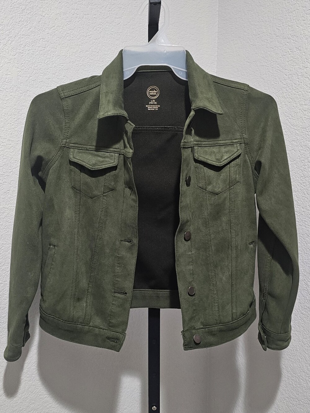Olive Green Suede Jacket